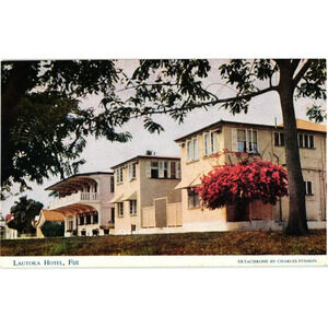Fiji Lautoka Hotel Ektachrome By Charles Stinsons Postcard